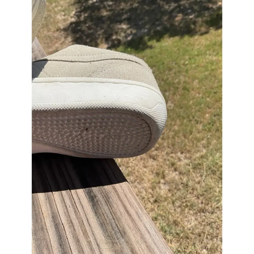 Rag & Bone Biege Suede Low Top Sneakers Womens Hook Loop Streetwear Size 37